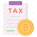 bitcoin, cryptocurrency, tax, document, crypto, digital, money