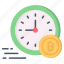 clock, chromometer, timer, time is money, cryptocurrency, coin, productivity 