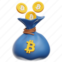 bitcoin, bag, coin, crypto, cryptocurrency