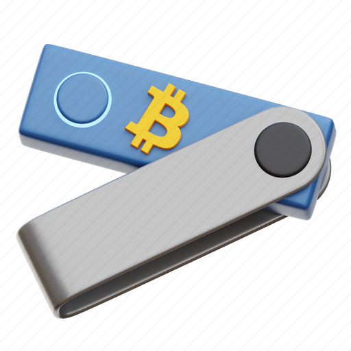 Crypto, cold, wallet, bitcoin, saving 3D illustration - Download on Iconfinder