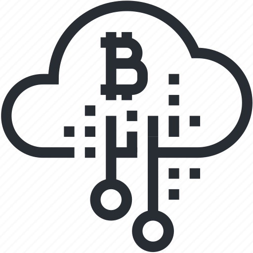Bitcoin, blokchain, cloud, cryptocurrency, mining, trade, wallet icon - Download on Iconfinder
