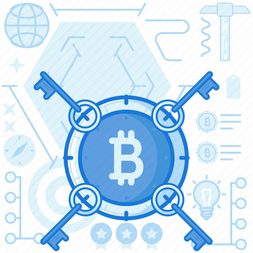 Bitcoin, cryptocurrency, key, privacy, protection, safety, security icon - Download on Iconfinder
