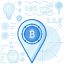 bitcoin, cryptocurrency, destination, location, marker, pin, pointer 