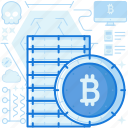 bitcoin, cryptocurrency, device, electronic, rack, server, storage