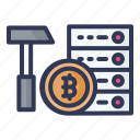 mining, server, cryptocurrency, currency, e-money, bitcoin 
