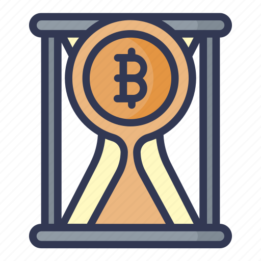 Time, cryptocurrency, currency, e-money, bitcoin icon - Download on Iconfinder