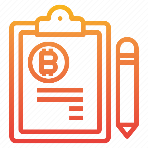 Bitcoin, conyract, cryptocurrency, money icon - Download on Iconfinder