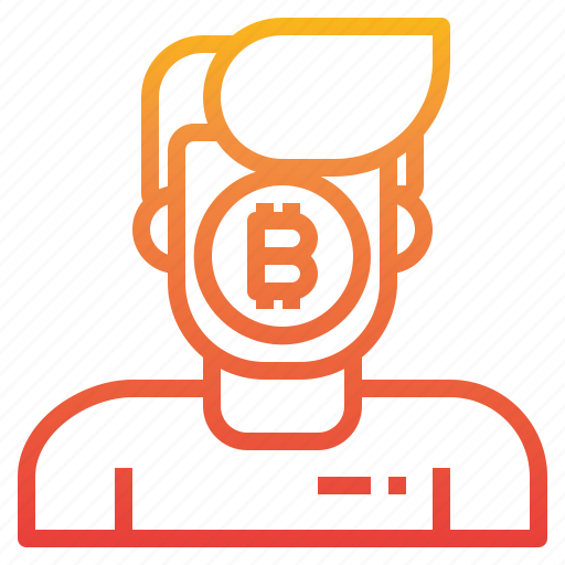 Bitcoin, cryptocurrency, money, user icon - Download on Iconfinder