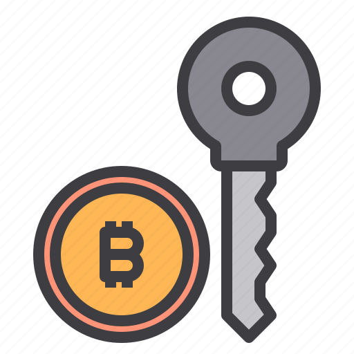 Bitcoin, cryptocurrency, key, money icon - Download on Iconfinder