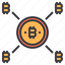 bitcoin, cryptocurrency, money, network