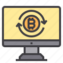 bitcoin, cryptocurrency, exchange, money, online