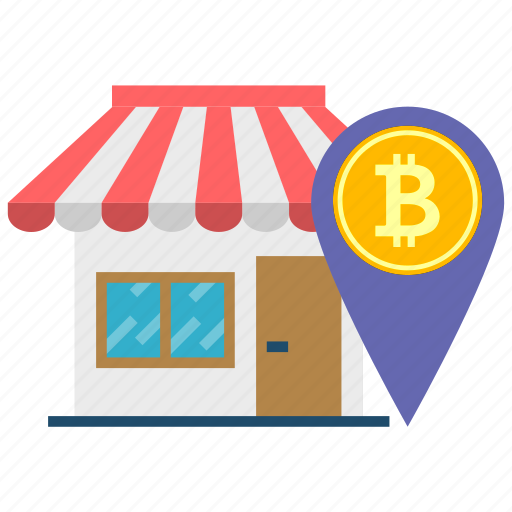 Accepted, bitcoin, building, cryptoicons, market, shop, store icon - Download on Iconfinder