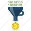 bitcoin, converting, crypto, cryptocurrency, cryptoicons, funnel, money 