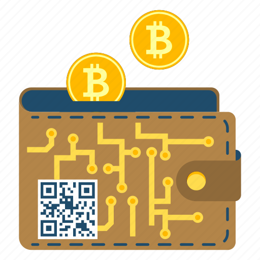Bitcoin, coin, cryptoicons, digital, money, qr code, wallet icon - Download on Iconfinder