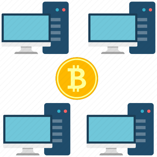 Bitcoin, computer, cryptoicons, mining, monitor, pc, pool icon - Download on Iconfinder