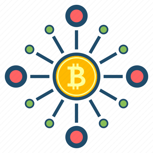 Bitcoin, blockchain, cryptoicons, digital, node icon - Download on Iconfinder