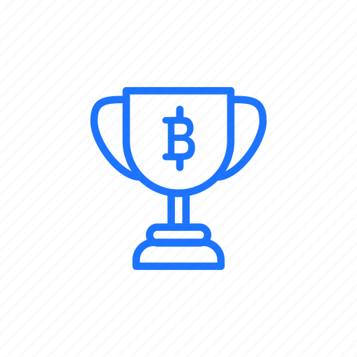 Bitcoin, crypto, trophy, winner icon - Download on Iconfinder