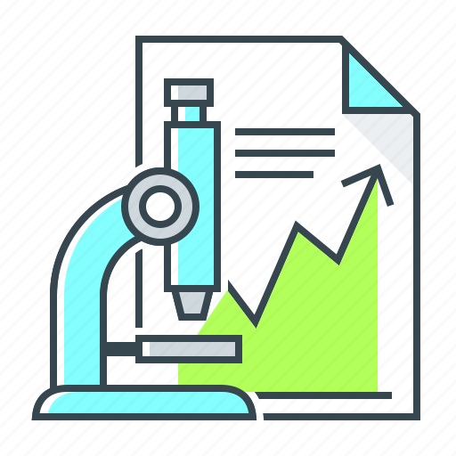 Financial, financial forecast, fintech, forecast, microscope, research icon - Download on Iconfinder