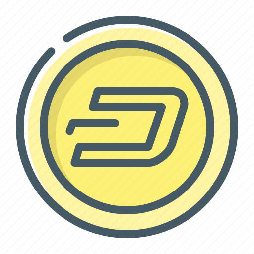 Coin, cryptocurrency, dash icon - Download on Iconfinder