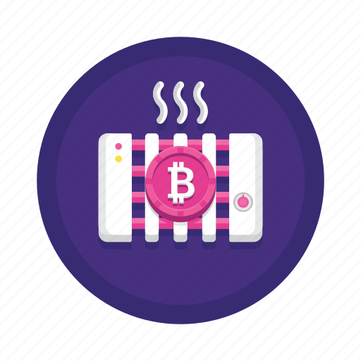 Cryptocurrency, heater, money icon - Download on Iconfinder