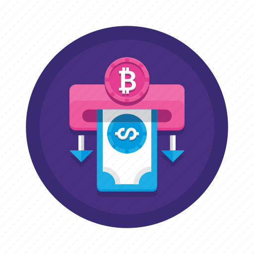 Bitcoin, cryptocurrency, withdraw icon - Download on Iconfinder