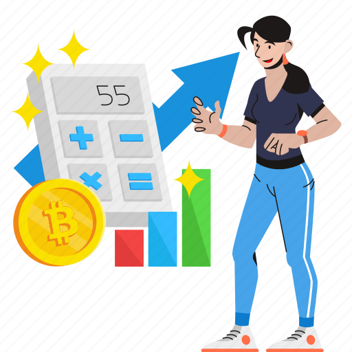 Cryptocurrency, blockchain, digital currency, investment, money, finance, growth illustration - Download on Iconfinder
