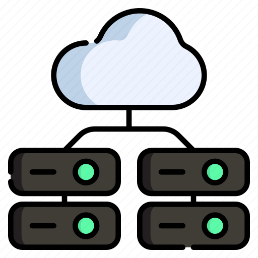 Computing, cloud, connection, storage, server, infrastructure, security icon - Download on Iconfinder