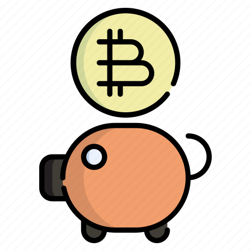 Cryptocurrency, market, banking, pig, investment, savings, piggy bank icon - Download on Iconfinder
