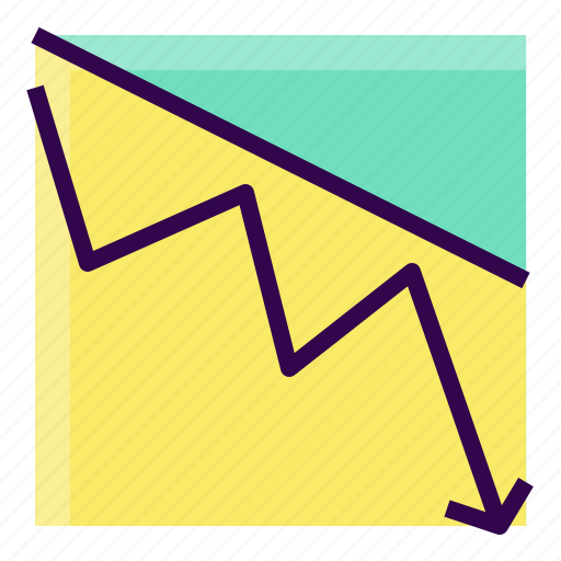 Down, trend, graph, trader, cryptocurrency, bitcoin icon - Download on Iconfinder