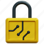 lock, padlock, security, crypto, cryptocurrency, blockchain, 3d 