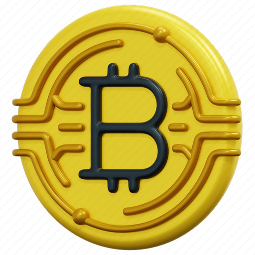 Bitcoin, cryptocurrency, money, cash, currency, coin, 3d 3D illustration - Download on Iconfinder