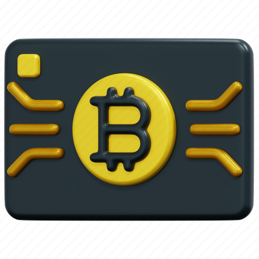 Credit, card, bitcoin, crypto, cryptocurrency, money, innovate 3D illustration - Download on Iconfinder