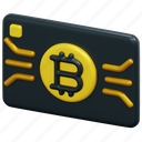 credit, card, bitcoin, crypto, money, cryptocurrency, innovate, 3d 