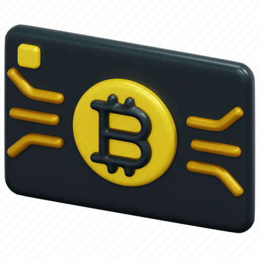 Credit, card, bitcoin, crypto, money, cryptocurrency, innovate 3D illustration - Download on Iconfinder