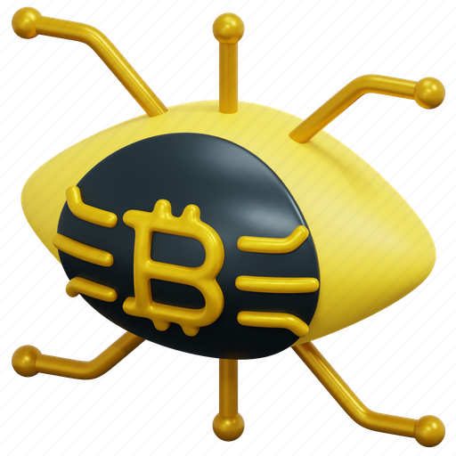 Eye, crypto, cryptocurrency, digital, obsession, bitcoin, 3d 3D illustration - Download on Iconfinder