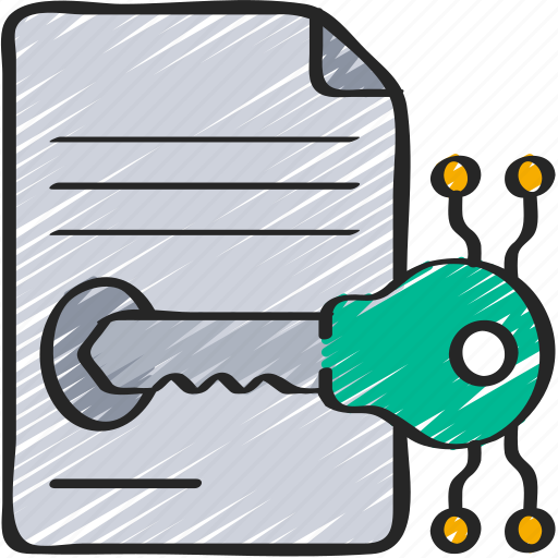 Cryptography, document, encrypt, key icon - Download on Iconfinder