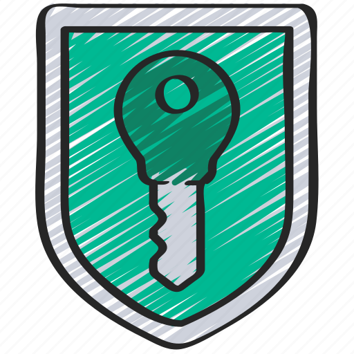 Cryptography, key, shield icon - Download on Iconfinder