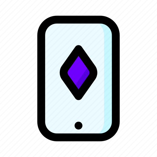 Cryptocurrency, eth, ethereum, crypto, app, phone, smartphone icon - Download on Iconfinder