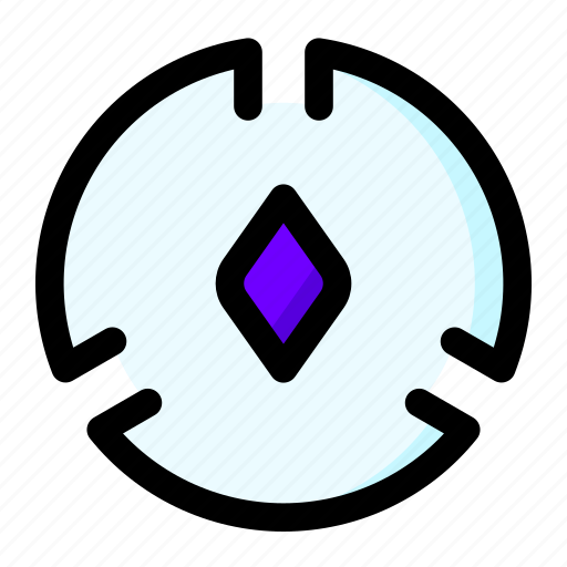 Cryptocurrency, eth, ethereum, crypto, sharding, shards, decentralization icon - Download on Iconfinder