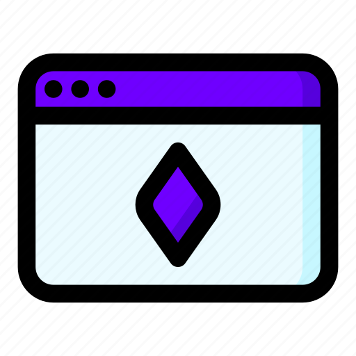 Cryptocurrency, extension, wallet, browser, web 3, web 3.0, browser extension icon - Download on Iconfinder