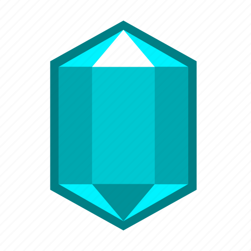 Crystal, turquoise, amethyst, aquamarine, emerald, topaz, turkmenit icon - Download on Iconfinder