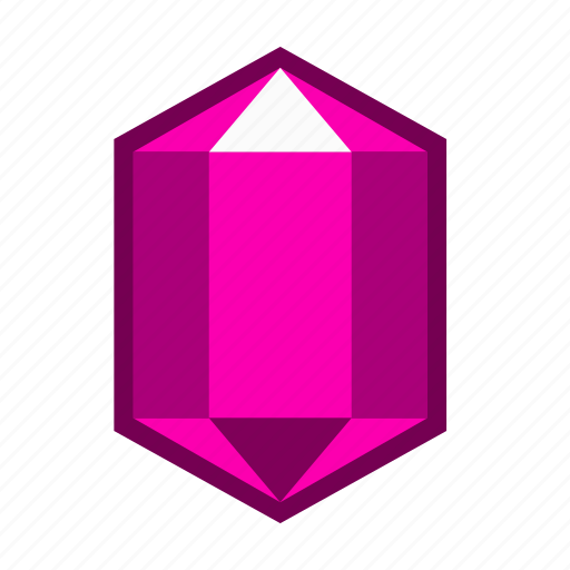 Crystal, magenta, mineral, pink, quartz, rose, rose quartz icon - Download on Iconfinder