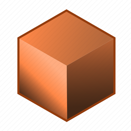 Alloy, brick, bronze, brown, copper, cube, metal icon - Download on Iconfinder
