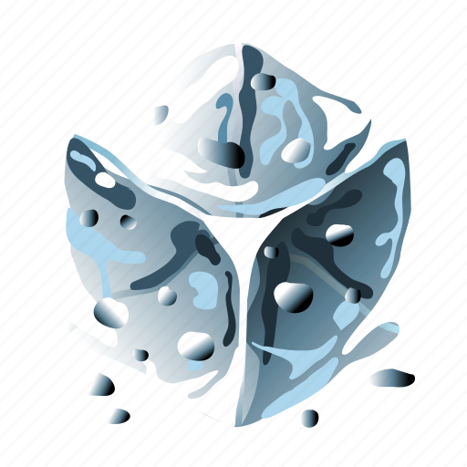 Cold, cool, cube, h2o, ice, iced, water icon - Download on Iconfinder