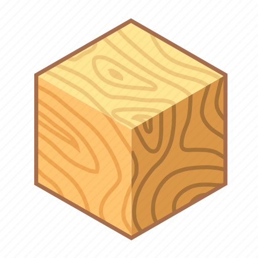Block, cube, jar, wood, wooden, wooden block, yellow icon - Download on Iconfinder