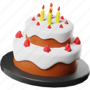 birthday cake, cake, candle, bakery, dessert, sweet, pastry, birthday, party
