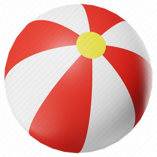 Beach ball, volleyball, ball, game, play, ocean, sea icon - Download on Iconfinder