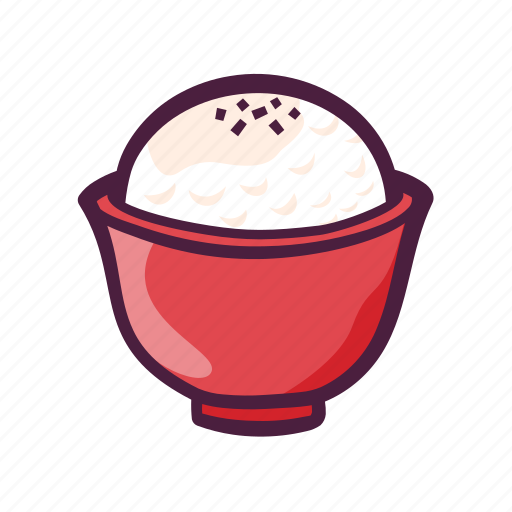 Food, meal, rice, bowl, chinese, asian, japanese icon - Download on Iconfinder