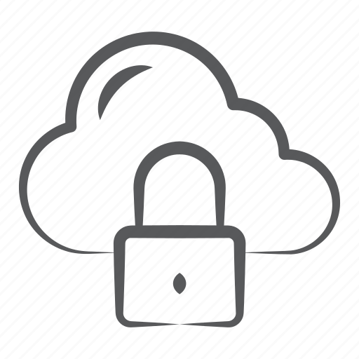 Cloud computing, cloud lock, cloud privacy, cloud protection, cloud secure icon - Download on Iconfinder