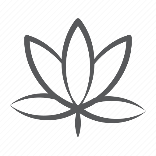 Budhhist symbol, floral, flower, lotus, peace sign, spa flower icon - Download on Iconfinder